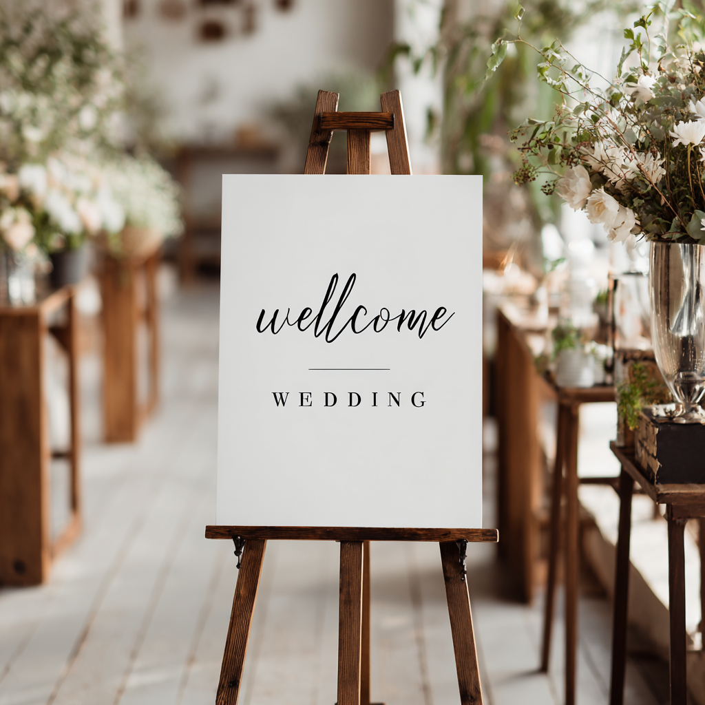 Professional wedding setup and venue transformation